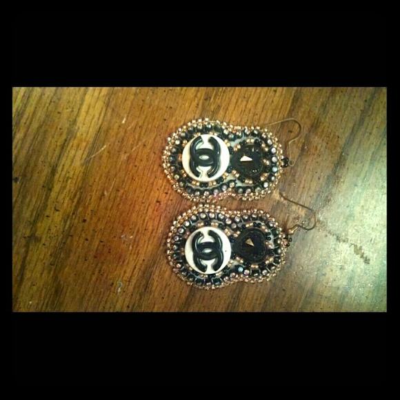 Authentic native American beaded earrings