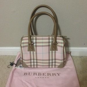 Burberry Pink Candy Nova Handbag