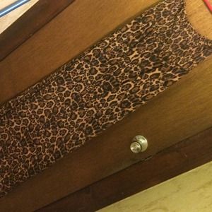 Cheetah print maxi dress