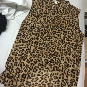 Cheetah print top