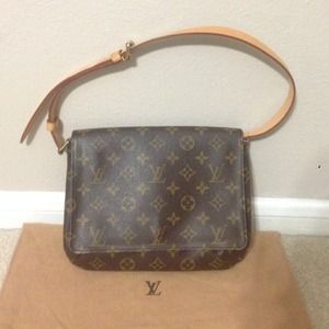 Louis Vuitton Monogram Musette Tango Shoulder Bag