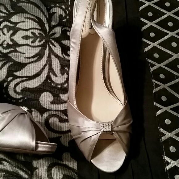 Silver shoes