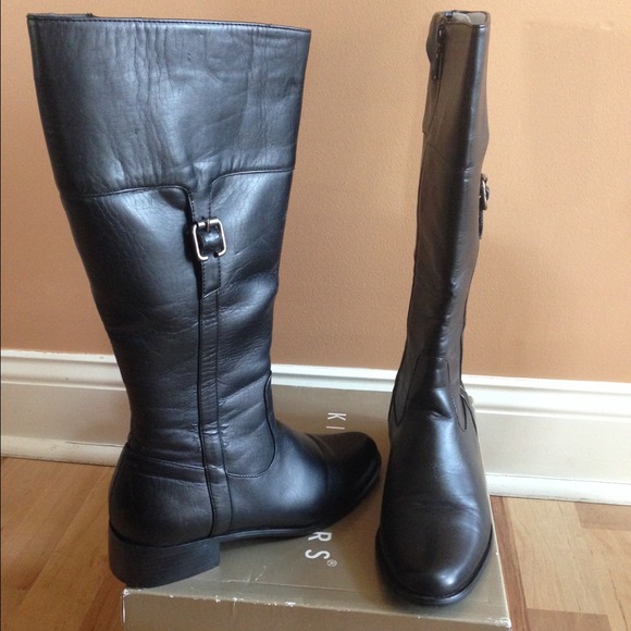Kim Rogers black tall boots