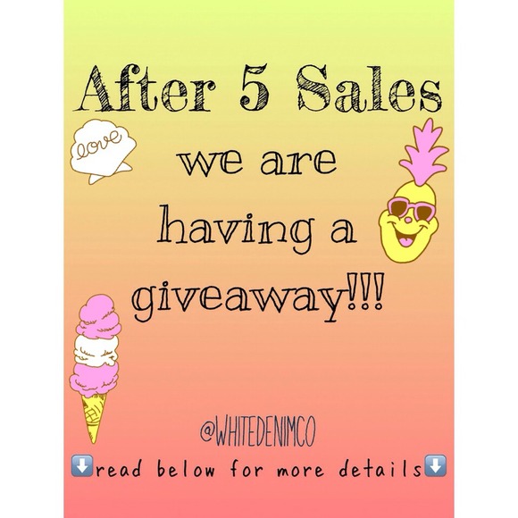 Giveaway After 5 Sales!