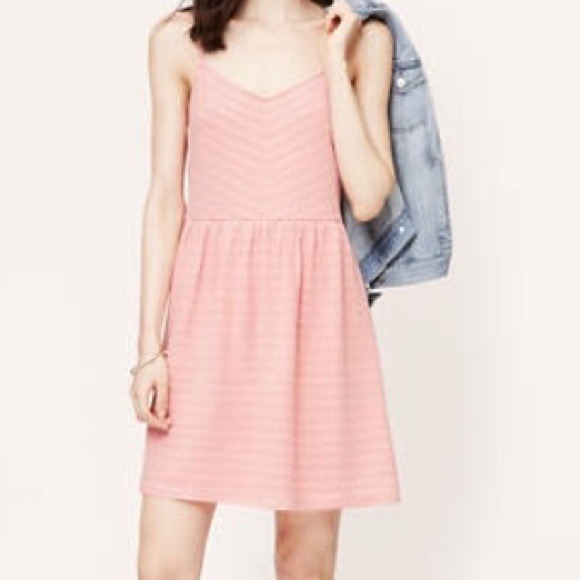 LOFT Dresses & Skirts - Skinny Stripe Cami Dress