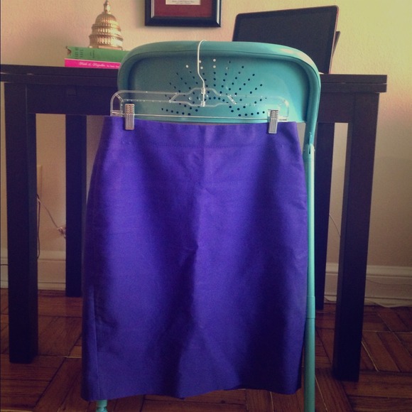 Jcrew No. 2 Pencil Skirt Purple (size 6)