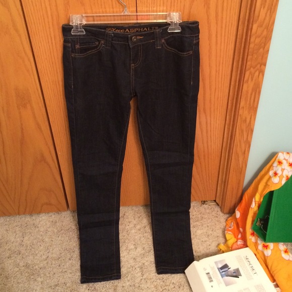 Blue asphalt jeans