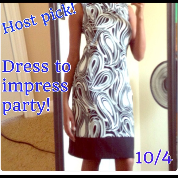 AB Studio Dresses & Skirts - Black & White Dress!