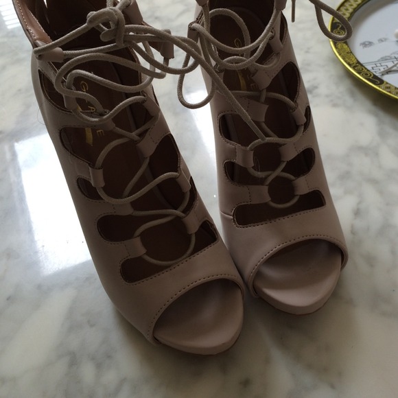 Laced up heels
