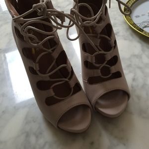 Laced up heels