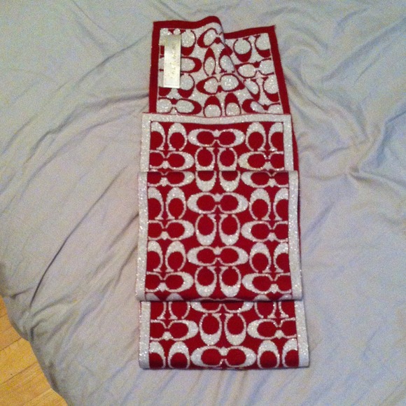 Sparkly Coach scarf