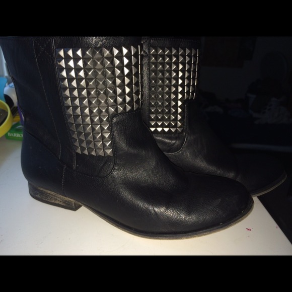 Studded boots