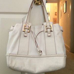 Authentic Kate Spade leather  white/cream handbag