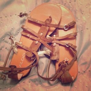 Aldo brown sandals