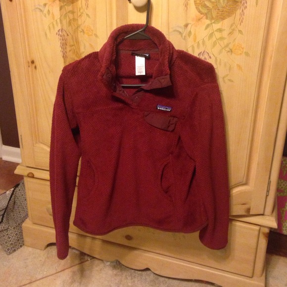 red fleece Patagonia