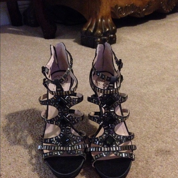 Vince Camuto Pump shoes size 7.5 steel satin color