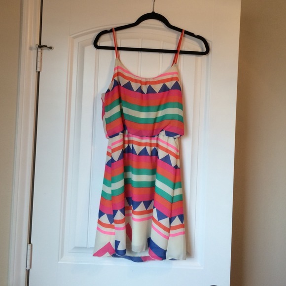 Aztec Print Dress - Picture 1 of 3