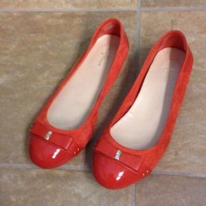 Cole Haan flats ORANGE!