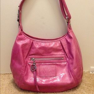 Patent Leather Pink Coach Purse