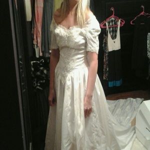 Vintage wedding gown