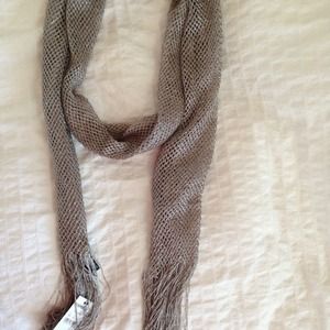 Limited Red Textured Blazer and Express Scarf