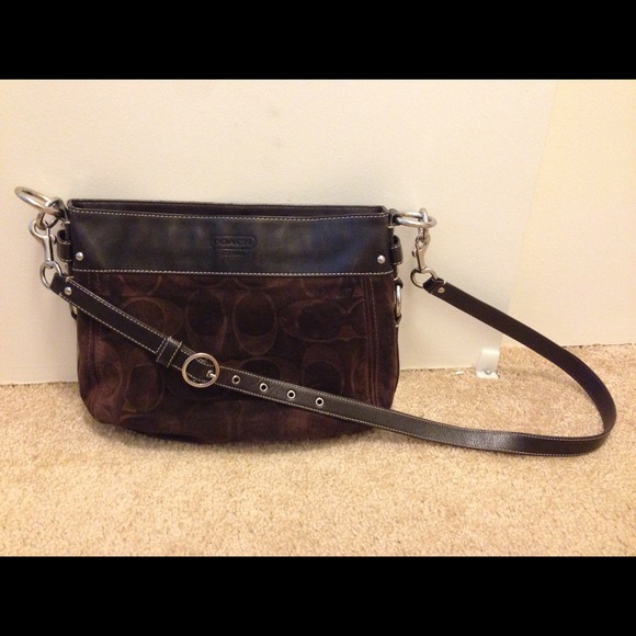 Brown Cross Body Coach Purse