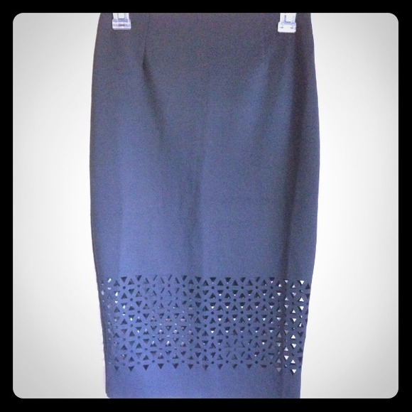 LOWEST PRICE NWOT high waisted midi cutout skirt