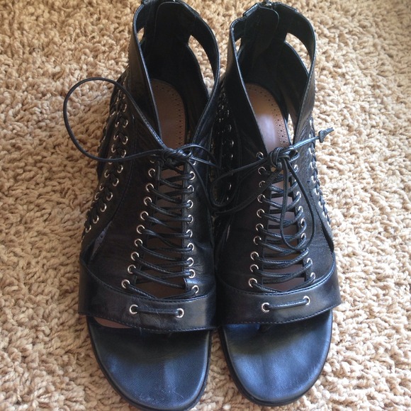 Alaia Black Sandals