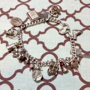 Vintage Sterling Silver Charm Bracelet!