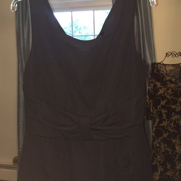 Textured LBD black dress