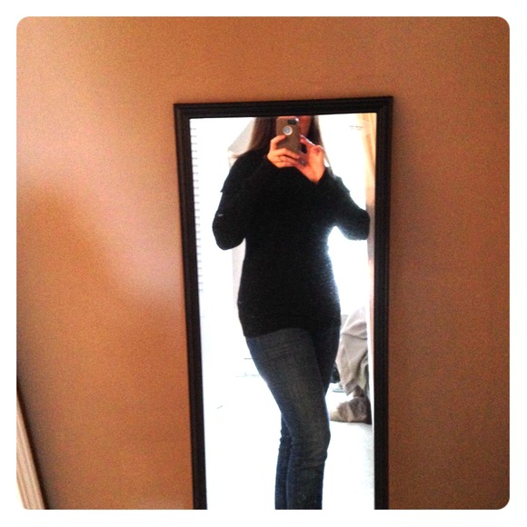 Black Calvin Klein sweater.
