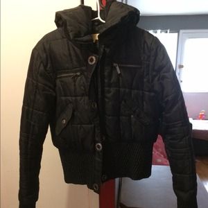 Black bubble jacket