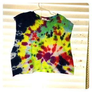 Tie dye crop top