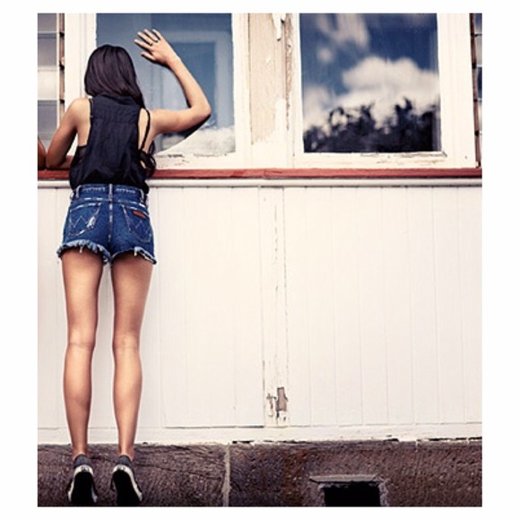 Wrangler distressed Jean Shorts
