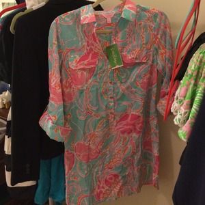 PRICE DROP Lilly Pulitzer jellies be jammin tunic