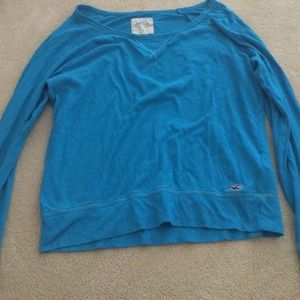 BLUE HOLLISTER LONGSLEEVE