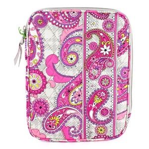 NWT Vera Bradley Tablet Sleeve Paisley Meets Plaid