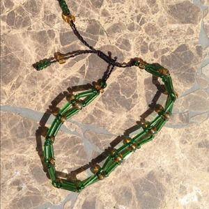 🌻🌻Artisan Hand crafted beaded bracelet.