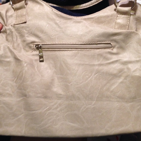 Ivory double strap purse - Picture 2 of 2