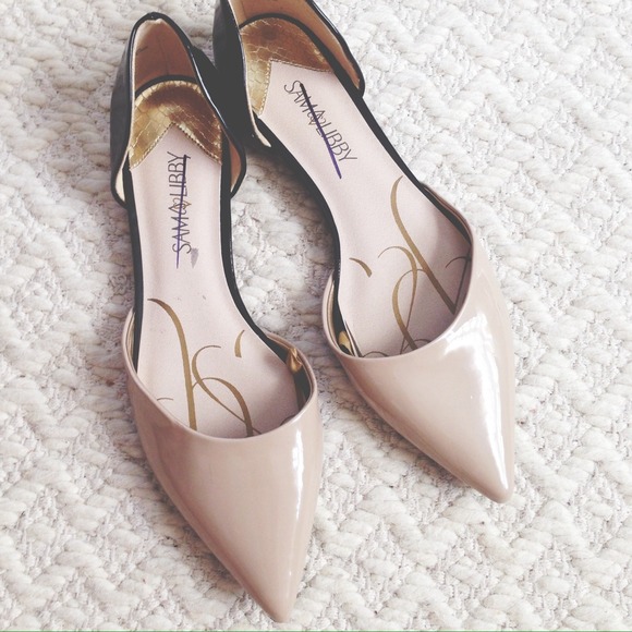 🚫🚫SOLD🚫🚫NWOT Sam & Libby d'orsay flats - Picture 2 of 4