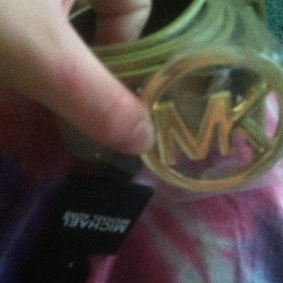 GOLD Michael Kors belt NEVER BEEN WORN