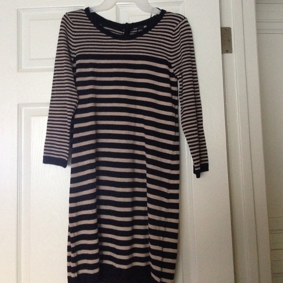 Striped Sweater Dress
