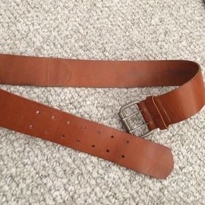 Leather belt