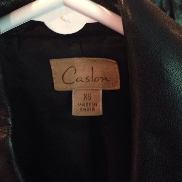 Leather jacket black - Picture 2 of 3