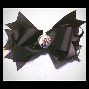 Large Black One Direction Bow