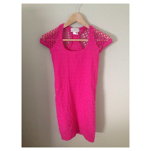 Hot Pink Bodycon Dress