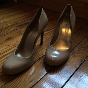Jessica Simpson Patent Nude Heels