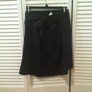 ‼️ RESERVED ‼️ Black J. Crew Ribbon Skirt