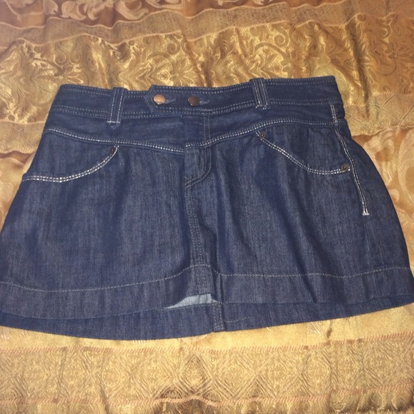 Express Denim Skirt