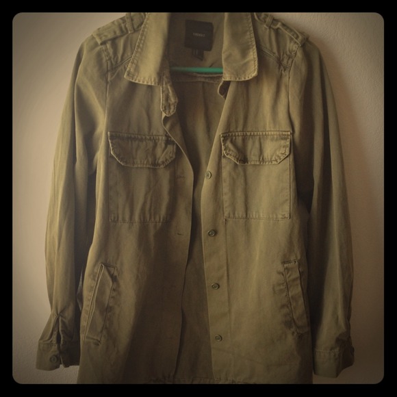 Forever 21 Green Military Jacket